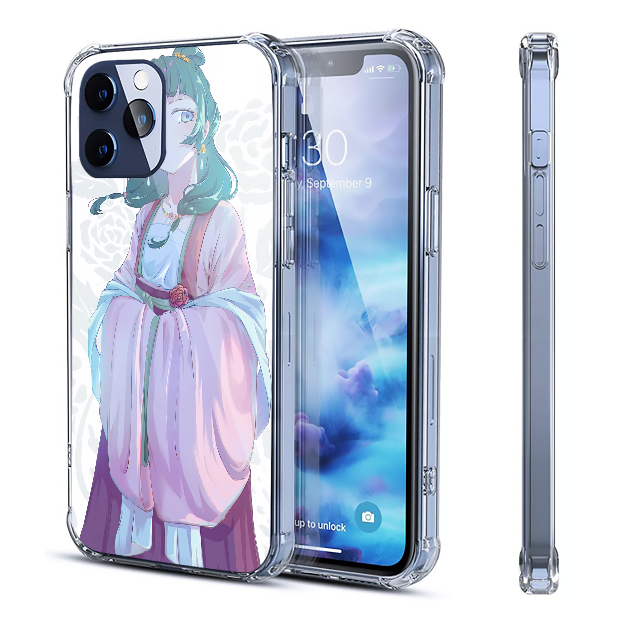 （画像用） 薬屋のひとりごと The Apothecary Diaries 【iPhone 12シリーズ対応】透明スマホケース（クリアソフトケース）